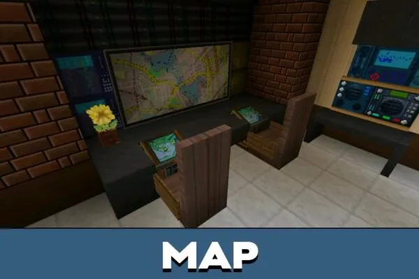 Room from Police Map for Minecraft PE