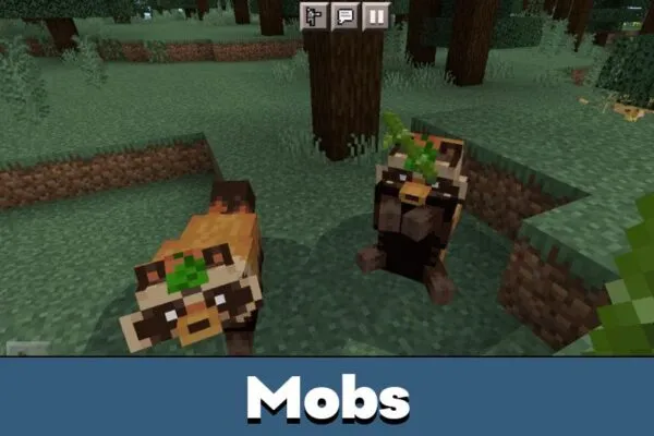 Mobs from Tanukis Texture Pack for Minecraft PE