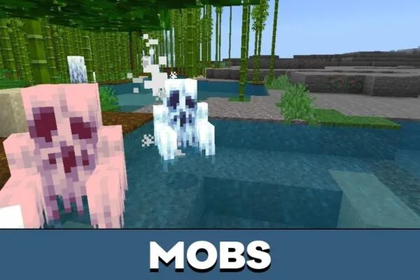 Mobs from Wraiths Texture Pack for Minecraft PE