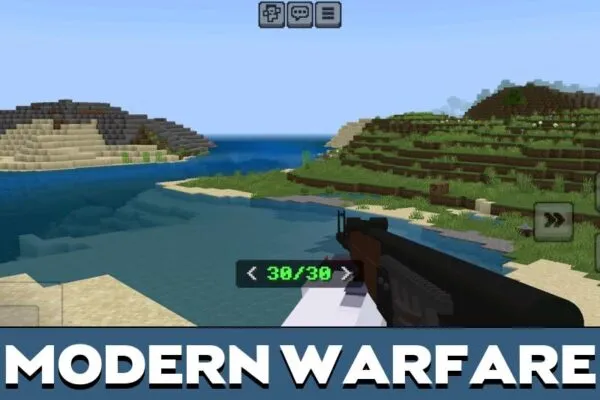 Modern Warfare Guns Mod for Minecraft PE