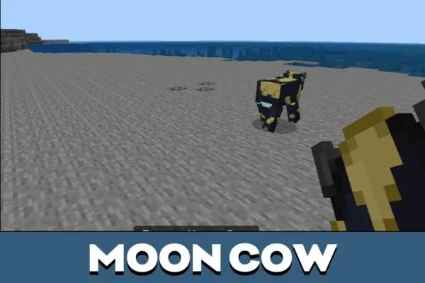 Moon Cow from Koprium Invasion Mod for Minecraft PE