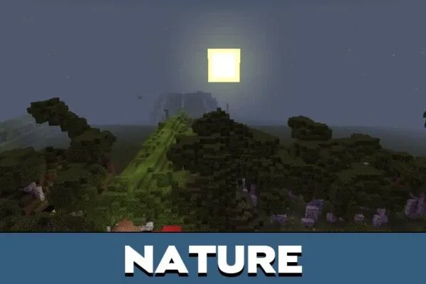Nature from Infinite Tunnel Map for Minecraft PE