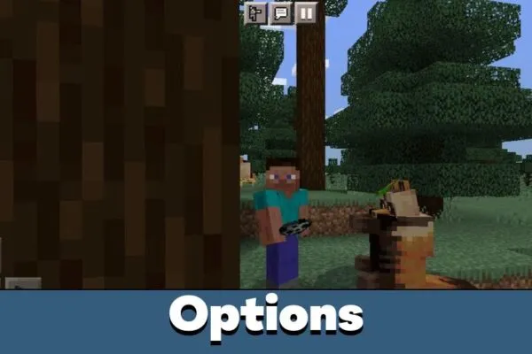 Options from Tanukis Texture Pack for Minecraft PE