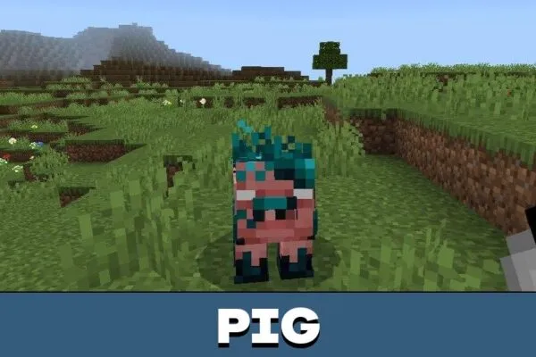 Pig from Mirror Mobs for Minecraft PE