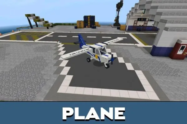 Plane from Police Map for Minecraft PE