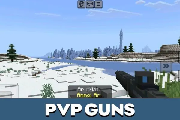 PvP Guns Pack Mod for Minecraft PE