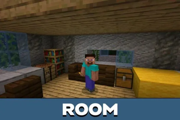 Room from Dynamic Light Mod for Minecraft PE