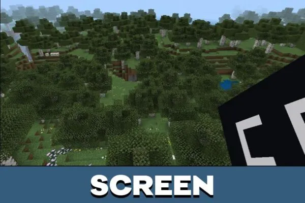 Screen from F5 Button Mod for Minecraft PE