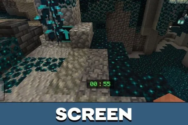 Screen from Warden Parkour Map for Minecraft PE