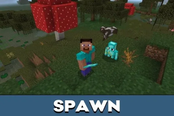 Spawn from Mini Golems Mod for Minecraft PE