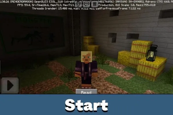 Start from In the Shadows Map for Minecraft PE