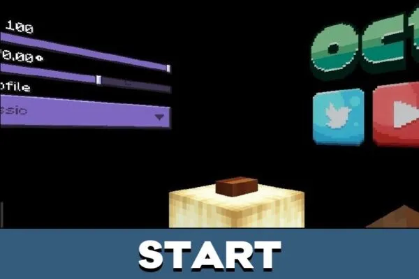 Start from Tinycraft Map for Minecraft PE