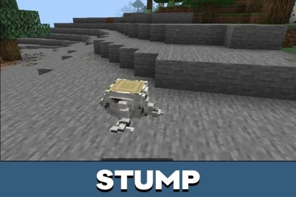 Stump from Custom Blocks Mod for Minecraft PE