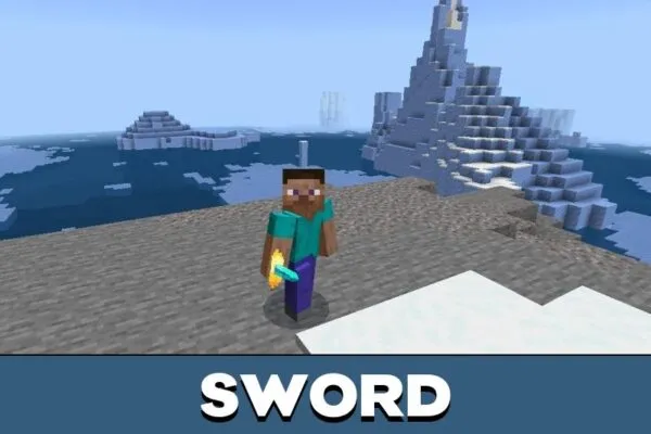 Sword from Game Hunter Mod for Minecraft PE