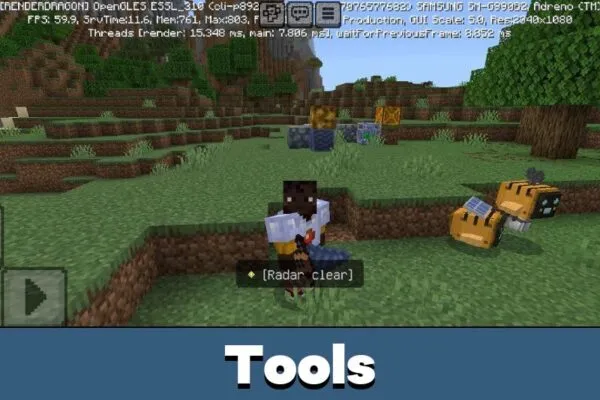 Tools from Neo Ecoligical Craft Mod for Minecraft PE