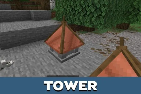 Tower from Custom Blocks Mod for Minecraft PE