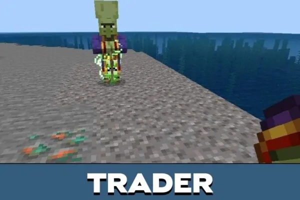 Trader from Koprium Invasion Mod for Minecraft PE