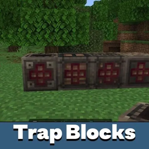 Trap Blocks Mod for Minecraft PE