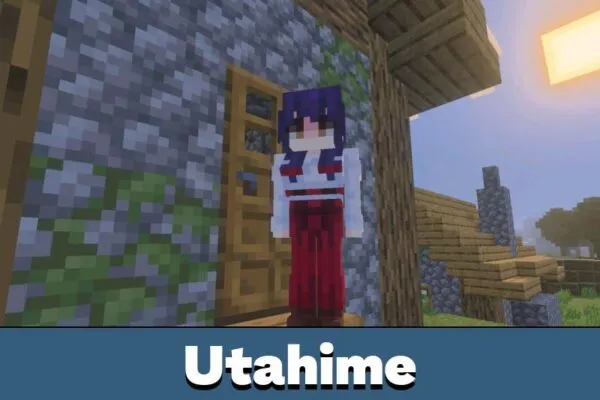 Utahime from Mod Jujutsu Awakening cho Minecraft PE