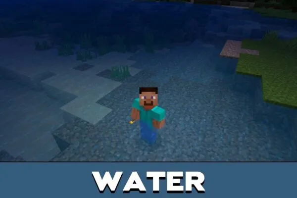 Water from Dynamic Light Mod for Minecraft PE