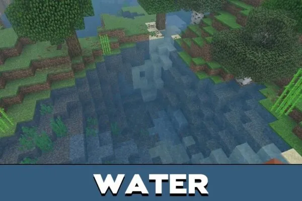 Water from Yummysheep Shader for Minecraft PE