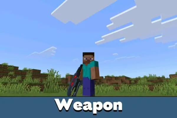 Weapon from Halo Mod for Minecraft PE