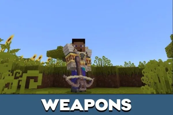 Weapons from Kingdoms Texture Pack for Minecraft PE