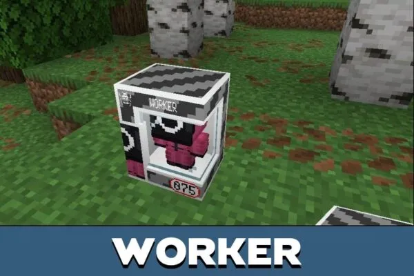 Worker from Funko Box Mod for Minecraft PE