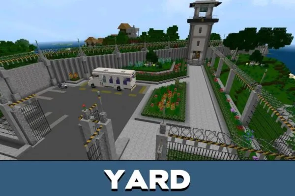Yard from Police Map for Minecraft PE