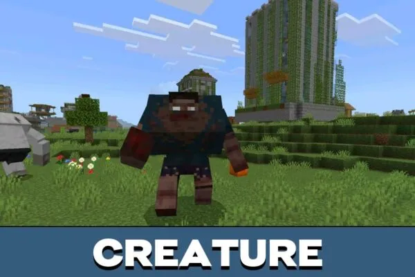 Creature from Zombie Zpocalypse mod for Minecraft PE