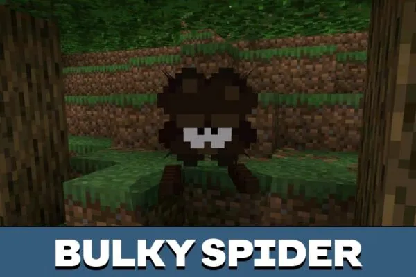 Bulky Spider from Om Nom Mod for Minecraft PE