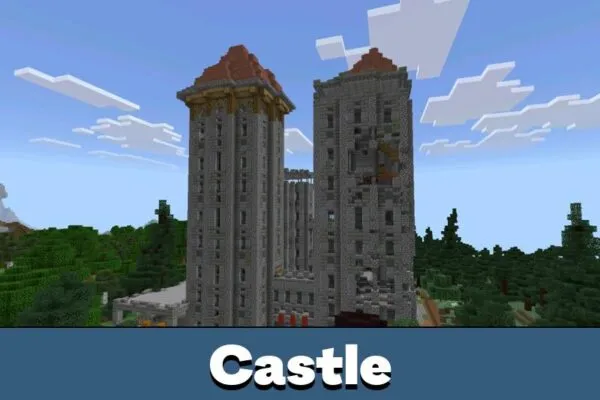 Castle from Recurrent Complex Mod for Minecraft PE