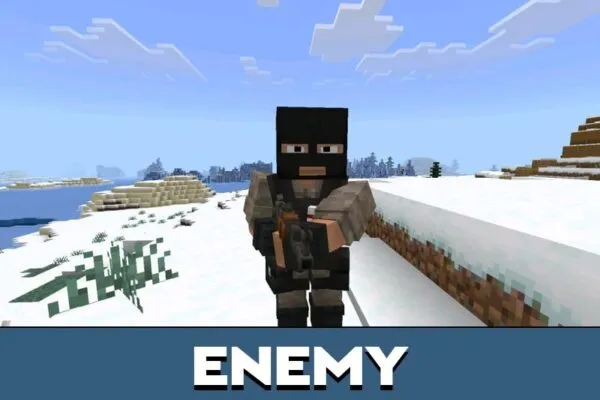Enemy from Terrorist Mod for Minecraft PE