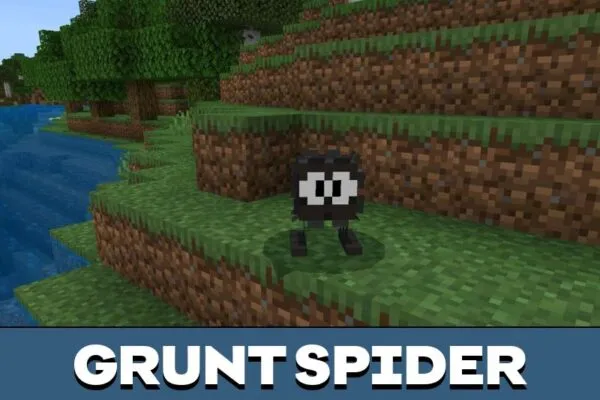 Grunt Spider from Om Nom Mod for Minecraft PE