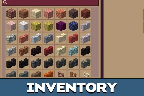 Inventory from Starlight Texture Pack for Minecraft PE