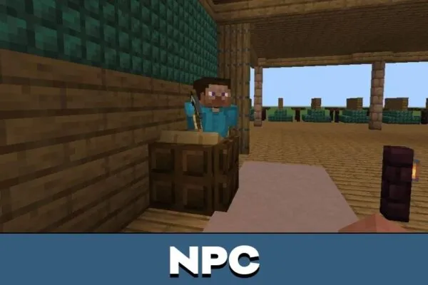 NPC from Forsaken Map for Minecraft PE