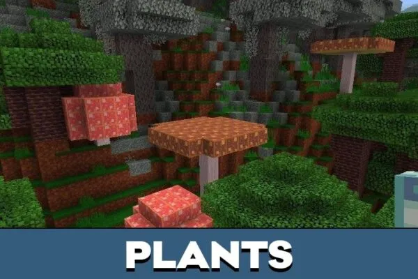 Plants from Starlight Texture Pack for Minecraft PE