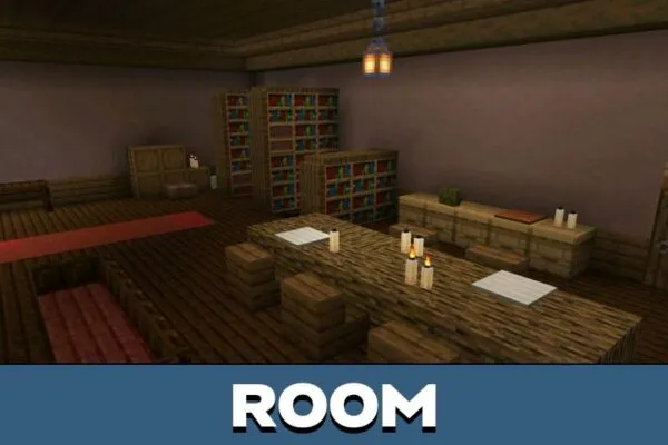 Room from Exit Door Mod for Minecraft PE