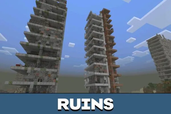Ruins from The Smile Fungus Mod for Minecraft PE