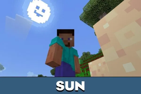 Sun from Starlight Texture Pack for Minecraft PE