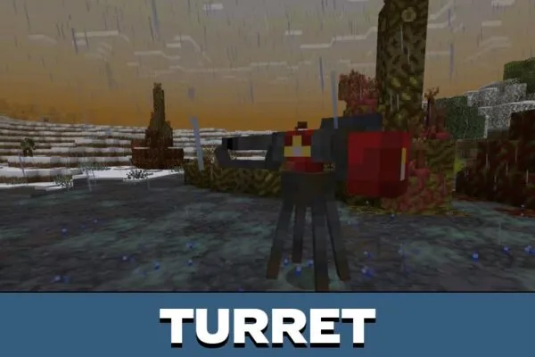 Turret from The Smile Fungus Mod for Minecraft PE