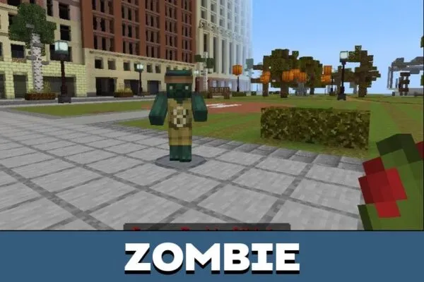 Zombie from Mickeys Horror City Map for Minecraft PE
