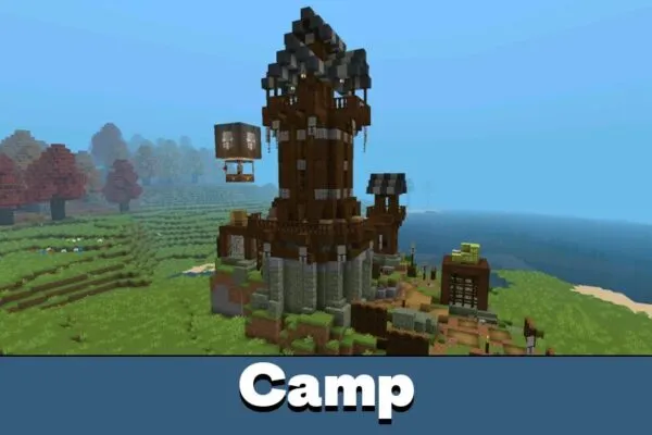 Camp from Realism Mod for Minecraft Bedrock