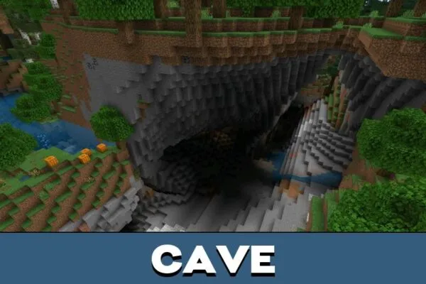 Cave from FPS Mod for Minecraft PE