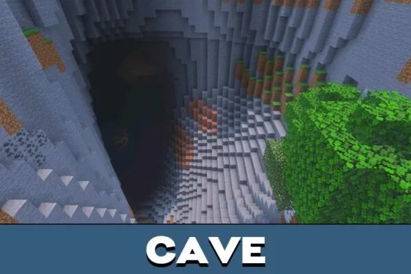 Cave from No Lag Shader for Minecraft PE