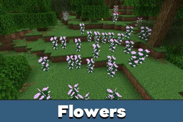 Flowers from FPS Mod for Minecraft PE