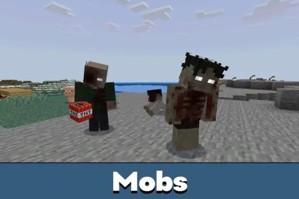 Mobs from Zombie Apocalypse Mod for Minecraft PE