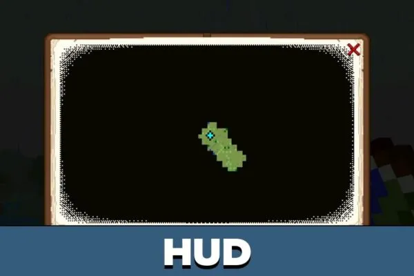 HUD from Map Mod for Minecraft PE