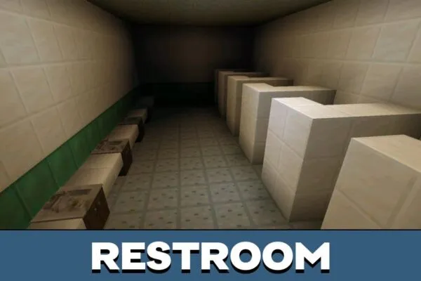 Restroom from Horror Doll Mod for Minecraft PE