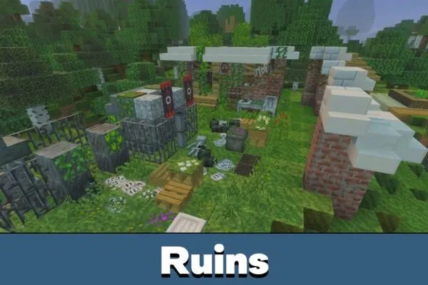 Ruins from Cordyceps Mod for Minecraft PE